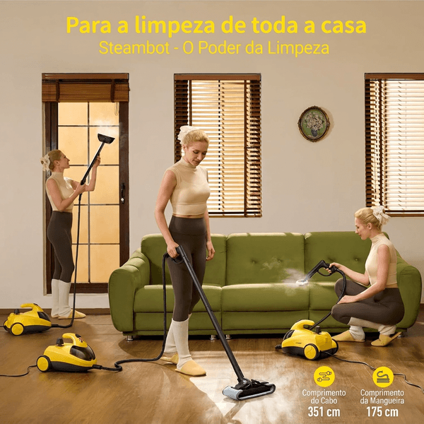 SteamForce utilizada em pavimentos, janelas e estofos
