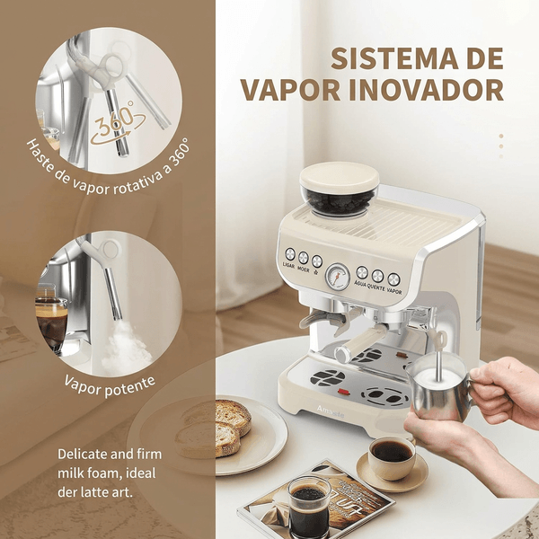 Sistema de vapor da Máquina de Café BaristaHome