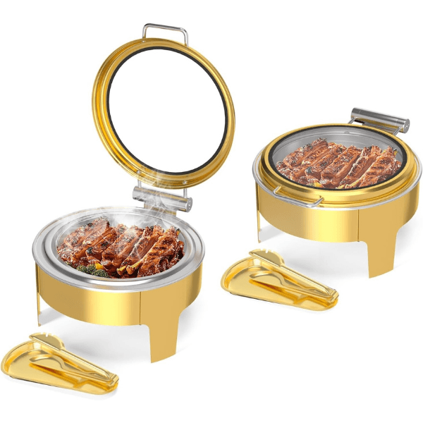 estufa1judsihda Rechaud Buffet 6QT – Aço Inoxidável e Mantém os Alimentos Frios ou Quentes — Últimas Unidades! - Image 1
